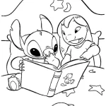 coloriage Lilo Et Stitch a imprimer