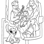 coloriage Lilo Et Stitch pour enfant de à imprimer