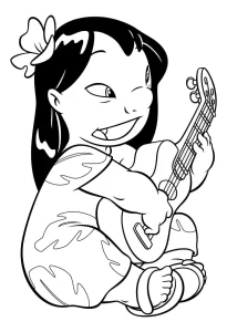 coloriage Lilo Et Stitch d