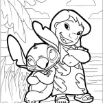 coloriage Lilo Et Stitch pour bebe a imprimer