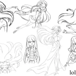 coloriage LoliRock à imprimer pour enfant de 3 ans