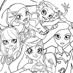 coloriage LoliRock à imprimer pour enfant de 12 ans