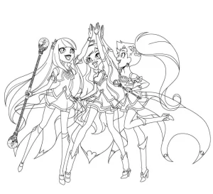coloriage LoliRock pour enfant a imprimer gratuit