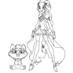 coloriage LoliRock pour enfants à télécharger
