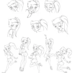 imprimer coloriage LoliRock