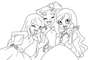 coloriage LoliRock pour enfant de 8 ans