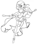 coloriage LoliRock pour enfant de 3 ans