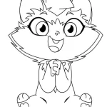 coloriage LoliRock à imprimer pour enfant de 3 ans