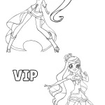 coloriage LoliRock pour enfant de 8 ans