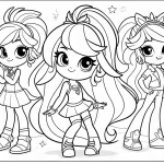 coloriage LoliRock pour enfant a imprimer gratuit