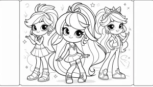 coloriage LoliRock pour enfant a imprimer gratuit