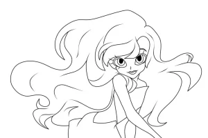 a imprimer coloriage LoliRock gratuit