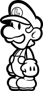 coloriage Luigi pour enfant