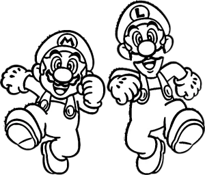 coloriage Luigi en ligne pour enfant