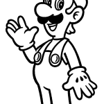 coloriage Luigi pour enfant
