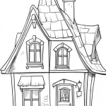 coloriage Maison à imprimer