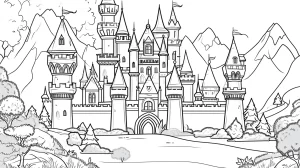 coloriage Maison à imprimer pdf