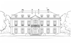 a imprimer coloriage Maison gratuit