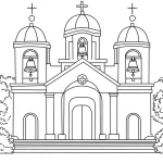 coloriage Maison à imprimer pour enfant de 3 ans
