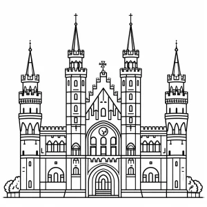 coloriage Maison a imprimer gratuit