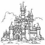 coloriage Maison a imprimer gratuitement