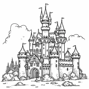 coloriage Maison a imprimer gratuitement