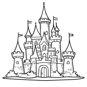 coloriage Maison pour enfants a imprimer gratuit