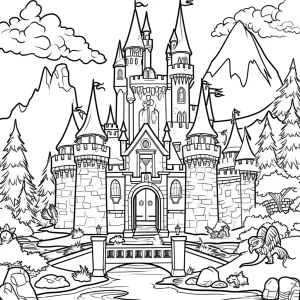 coloriage Maison pour enfants a imprimer