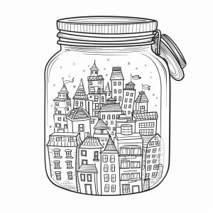 coloriage Maison pour enfants à imprimer