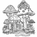coloriage Maison à imprimer pour enfant de 6 ans