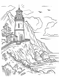 coloriage Maison a imprimer