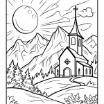coloriage Maison à imprimer gratuitement pdf