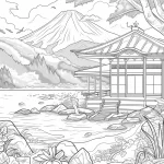 coloriage Maison a imprimer gratuitement