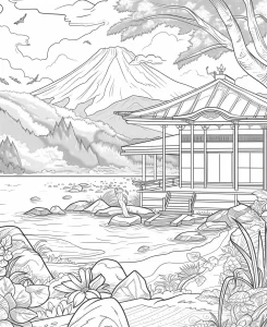 coloriage Maison a imprimer gratuitement