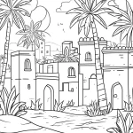 coloriage Maison à imprimer pdf gratuit