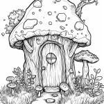 coloriage Maison pour enfant de 8 ans