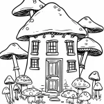 coloriage Maison pour enfant de 10 ans