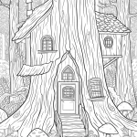 a imprimer coloriage Maison gratuit