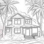 coloriage Maison a telecharger