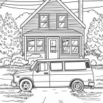 coloriage Maison a colorier en ligne gratuitement