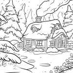 coloriage Maison a imprimer