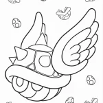 coloriage Mario Kart à imprimer pour enfant de 8 ans