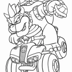 coloriage Mario Kart à imprimer pour enfant de 3 ans