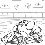 coloriage Mario Kart à imprimer gratuit