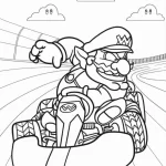 télécharger coloriage Mario Kart gratuit
