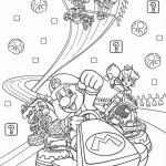 coloriage Mario Kart pour enfant à imprimer