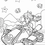 coloriage Mario Kart pour enfant à imprimer