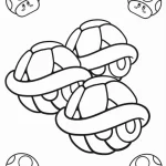 a imprimer coloriage Mario Kart gratuit