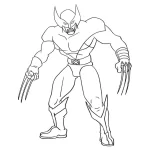coloriage Marvel à imprimer kawaii