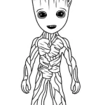 coloriage Marvel de pour enfants